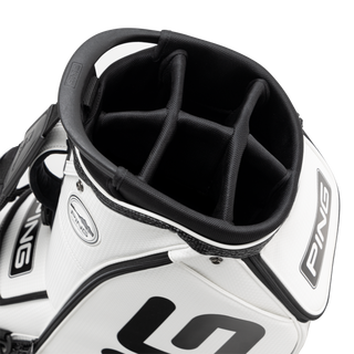 PING Tour Staff Bag - White/Black