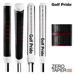 Golf Pride Zero Taper Putter Grip - Black/White