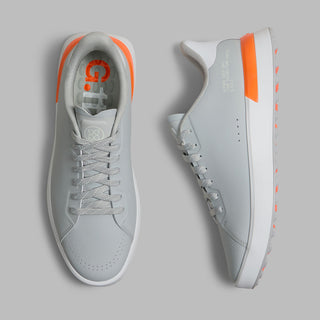 G/Fore Men's G.112 Golf Shoe - Nimbus/ Shocking Orange
