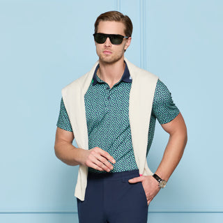 G Fore | Fairway Legends Triple/G Tech Jersey Polo