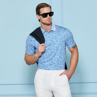 G/Fore | Fairway Legends Fireworks Tech Jersey Polo