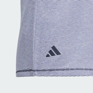 Girl's Adidas Ottoman Striped Sleeveless Polo
