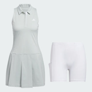 Women's Adidas Tour Twistknit Pleated Dress