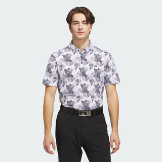 Men's Adidas Go-To Printed Polo Shirt