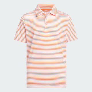 Adidas Boys Climacool Striped Polo