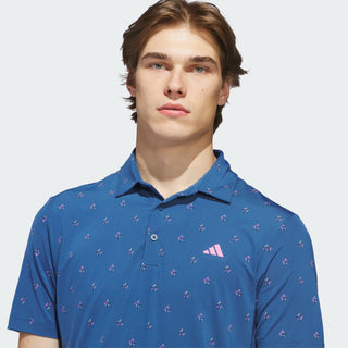 Adidas Men's Ultimate365 Essence Print Climacool Polo Shirt