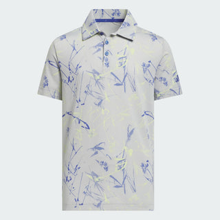 Adidas Boys Climacool Mesh Printed Polo Shirt