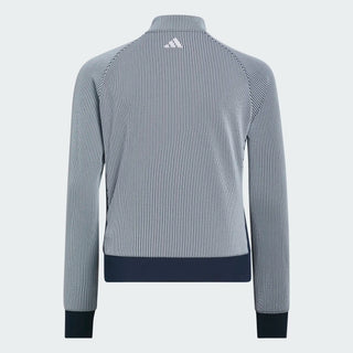 Adidas Girls Textured Quarter Zip