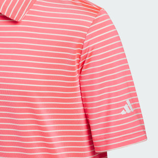 Adidas Boys Climacool Striped Polo