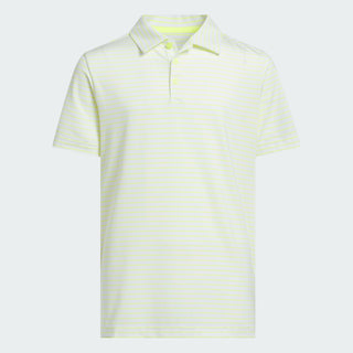 Adidas Boys Climacool Striped Polo