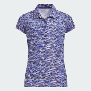 Adidas Girls Climacool Mesh Printed Polo Shirt
