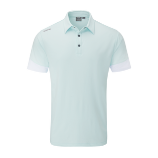 PING Ty Men's  Contrast Panel Polo Shirt