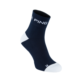 PING Quarter Sock - Navy/White