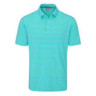 PING Owain Men's Striped Polo Shirt