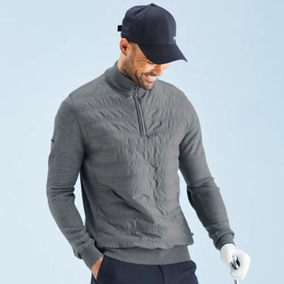 Connell Men's Hybrid Quarter Zip Sweater