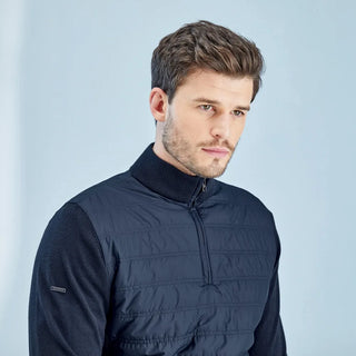 Connell Men's Hybrid Quarter Zip Sweater