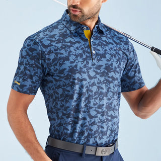 PING Julian Men's Printed Polo Shirt