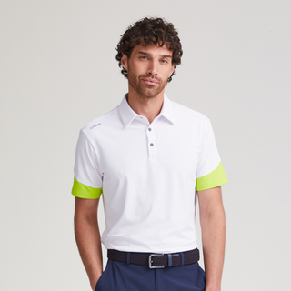 PING Ty Men's  Contrast Panel Polo Shirt